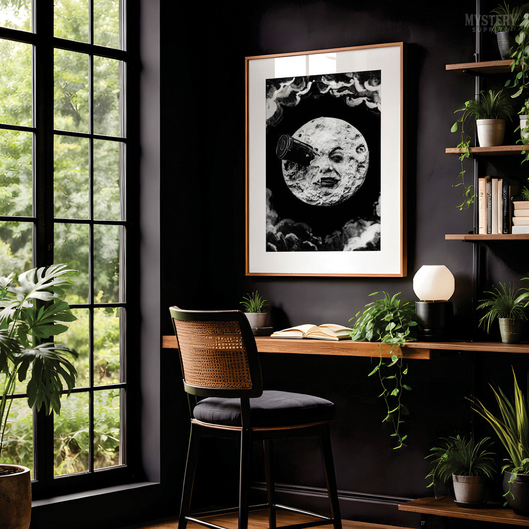 A Trip to the Moon 1902 Sci-Fi Movie Art Print