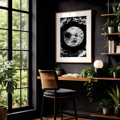 A Trip to the Moon 1902 Sci-Fi Movie Art Print