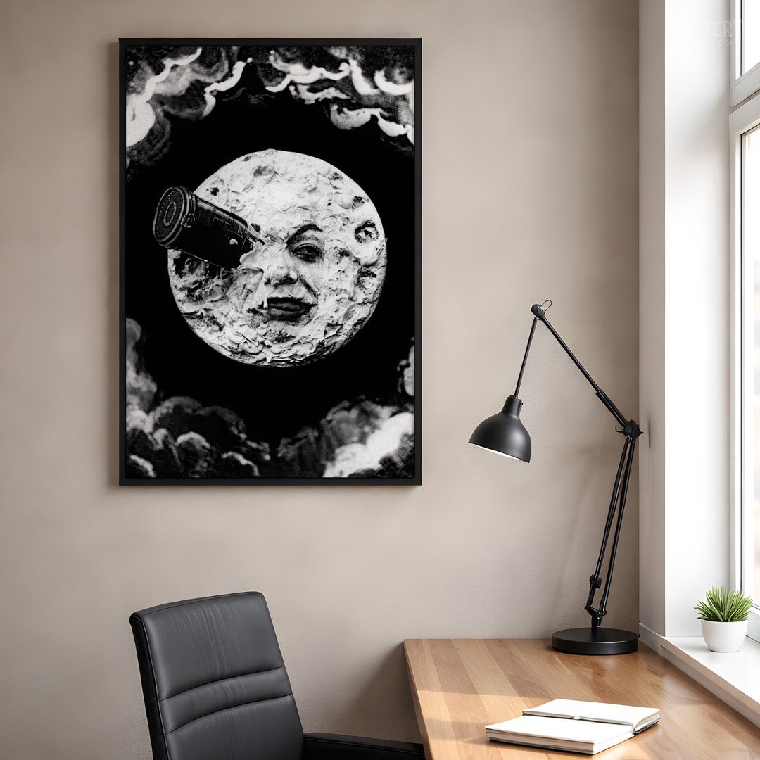 A Trip to the Moon 1902 Sci-Fi Movie Art Print