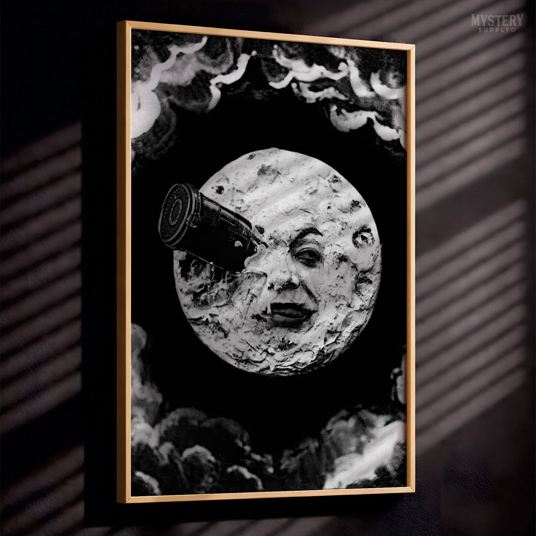 A Trip to the Moon 1902 Sci-Fi Movie Art Print