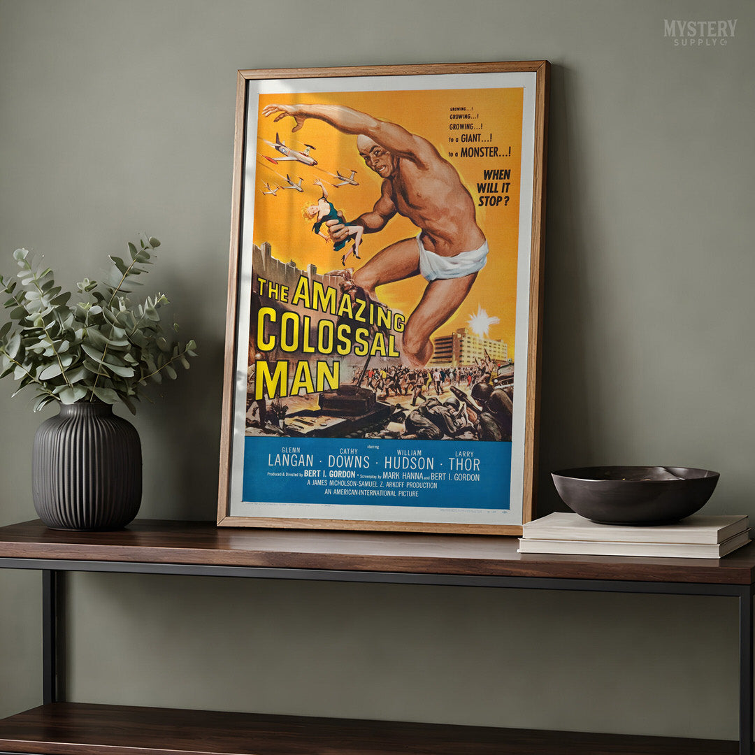 The Amazing Colossal Man 1957 Sci-Fi Horror Movie Art Print