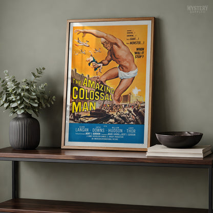 The Amazing Colossal Man 1957 Sci-Fi Horror Movie Art Print