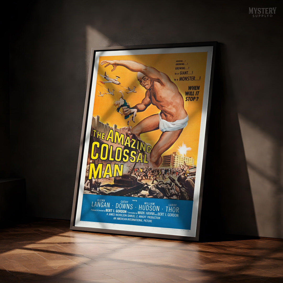 The Amazing Colossal Man 1957 Sci-Fi Horror Movie Art Print