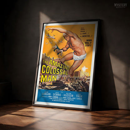 The Amazing Colossal Man 1957 Sci-Fi Horror Movie Art Print