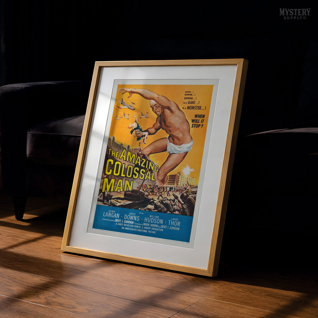 The Amazing Colossal Man 1957 Sci-Fi Horror Movie Art Print