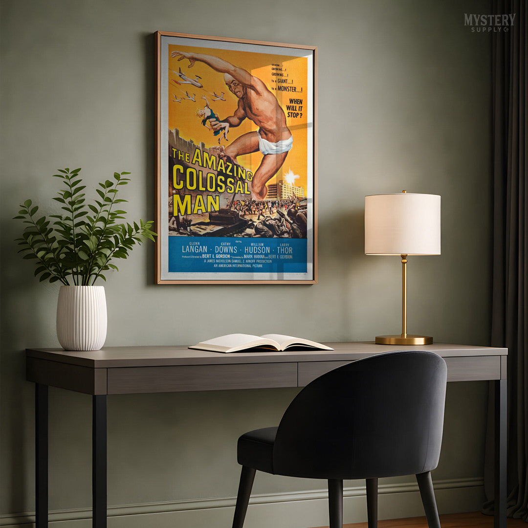 The Amazing Colossal Man 1957 Sci-Fi Horror Movie Art Print