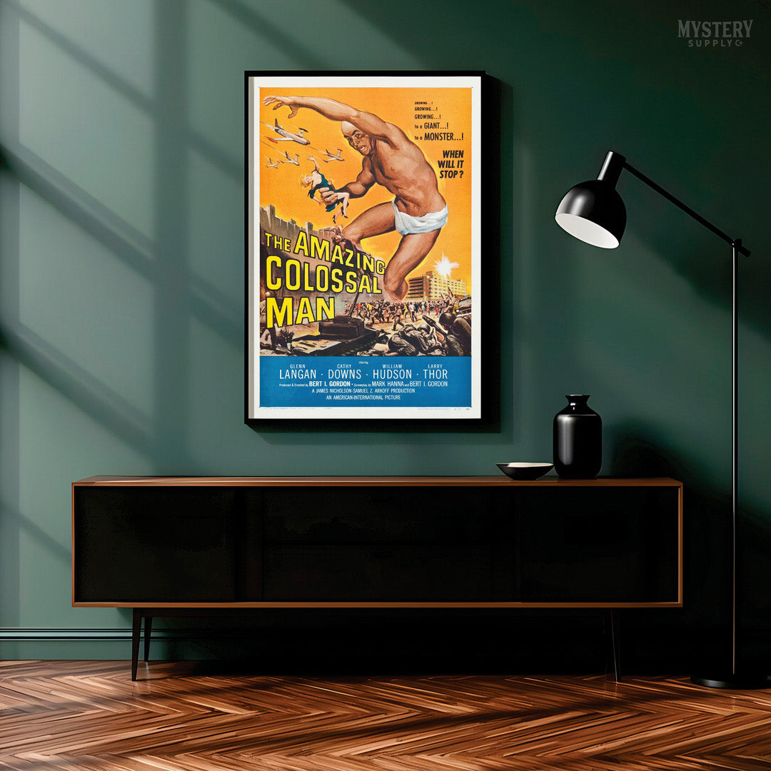 The Amazing Colossal Man 1957 Sci-Fi Horror Movie Art Print