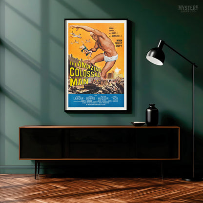 The Amazing Colossal Man 1957 Sci-Fi Horror Movie Art Print
