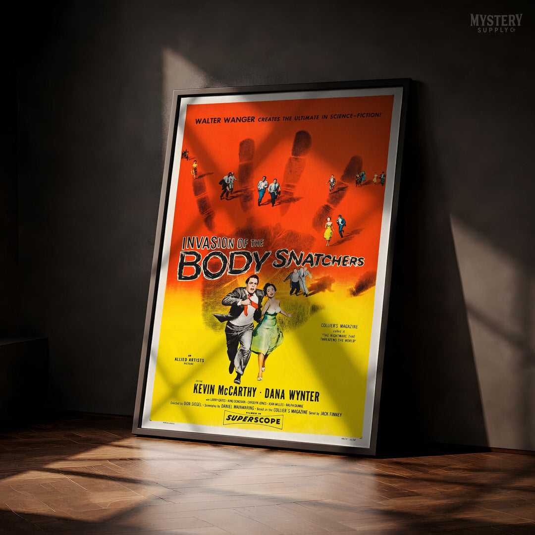 Invasion of the Body Snatchers Horror Sci-Fi Movie Art Print 1956
