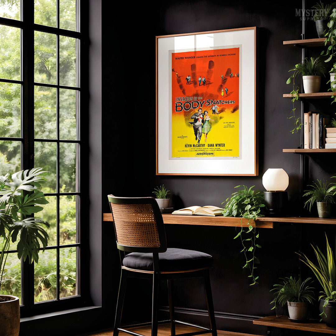 Invasion of the Body Snatchers Horror Sci-Fi Movie Art Print 1956