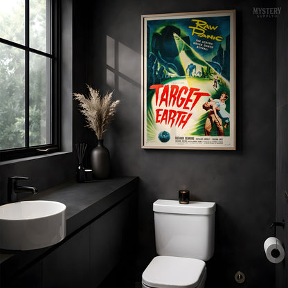 Target Earth Sci-Fi Horror Movie Poster Art Print 1954