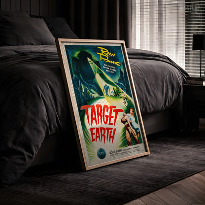 Target Earth Sci-Fi Horror Movie Poster Art Print 1954