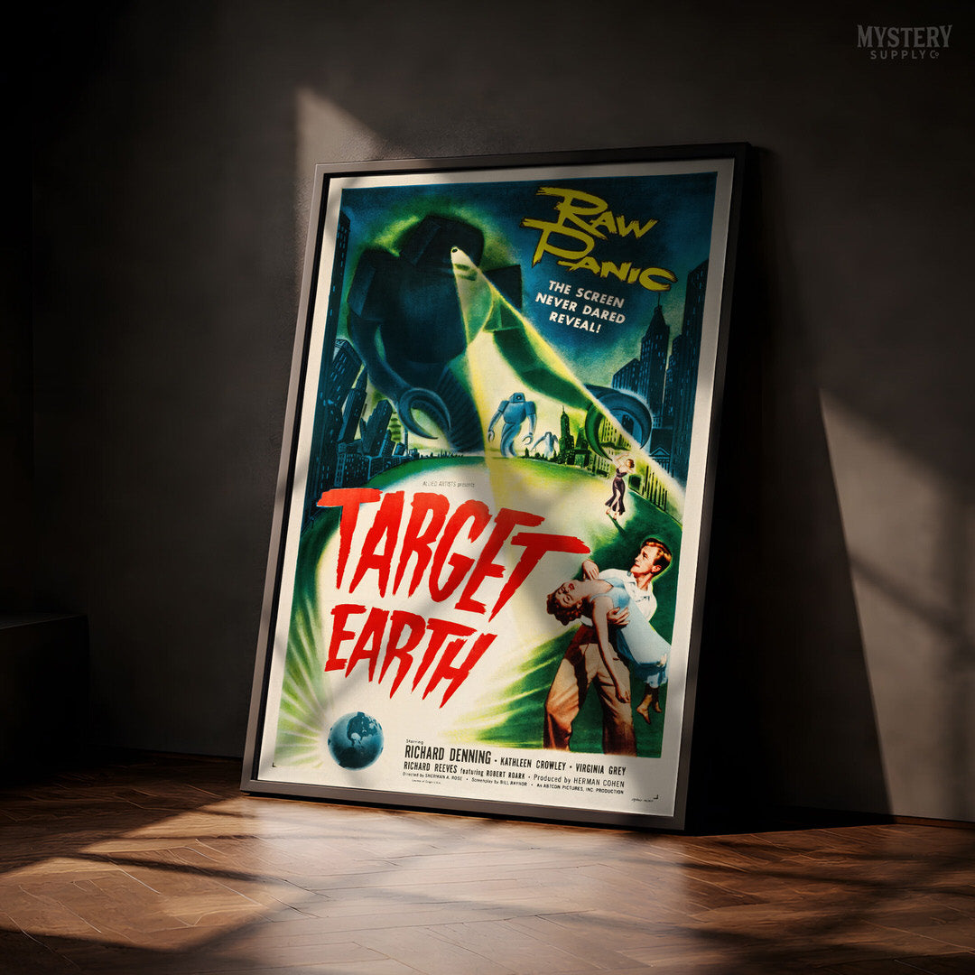 Target Earth Sci-Fi Horror Movie Poster Art Print 1954
