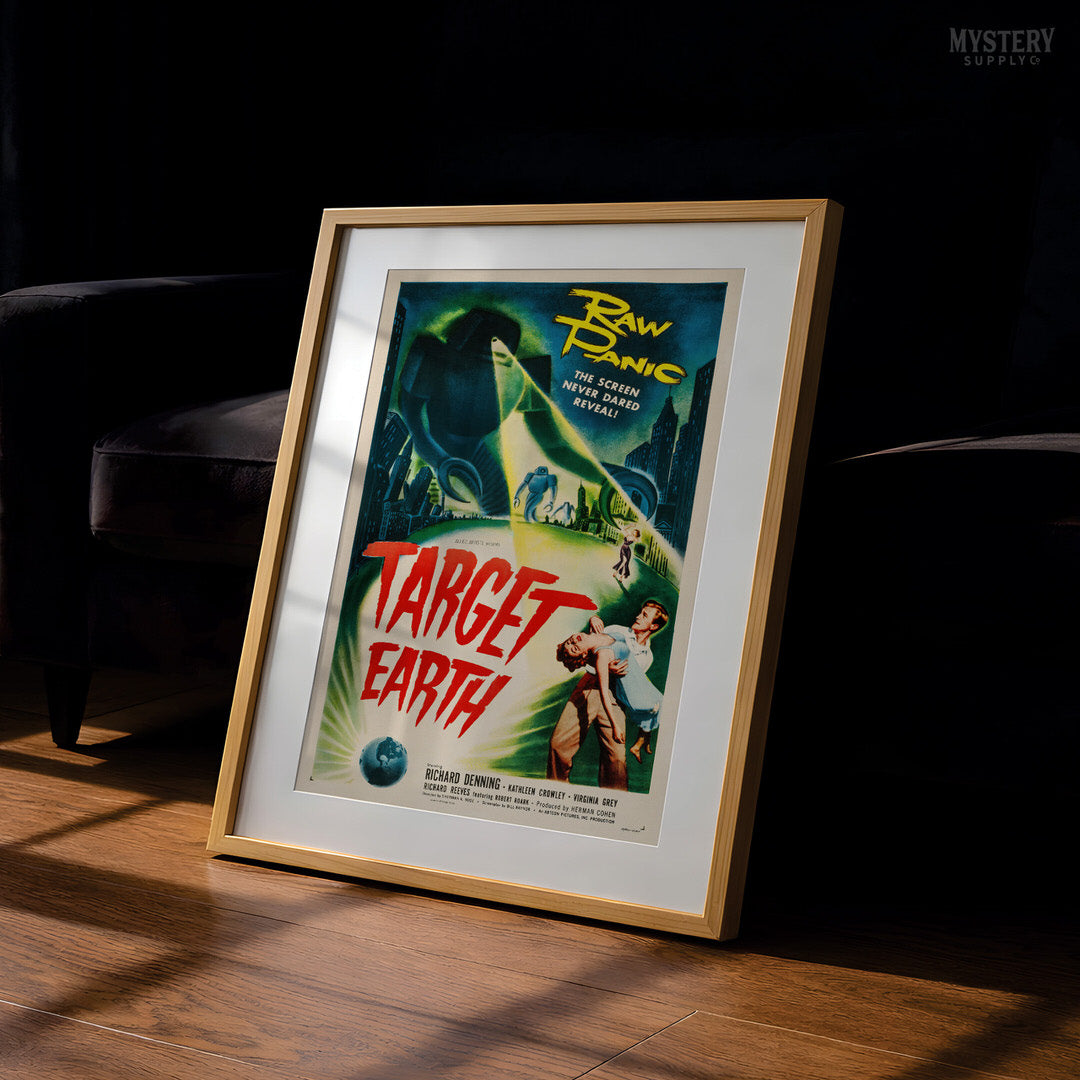 Target Earth Sci-Fi Horror Movie Poster Art Print 1954