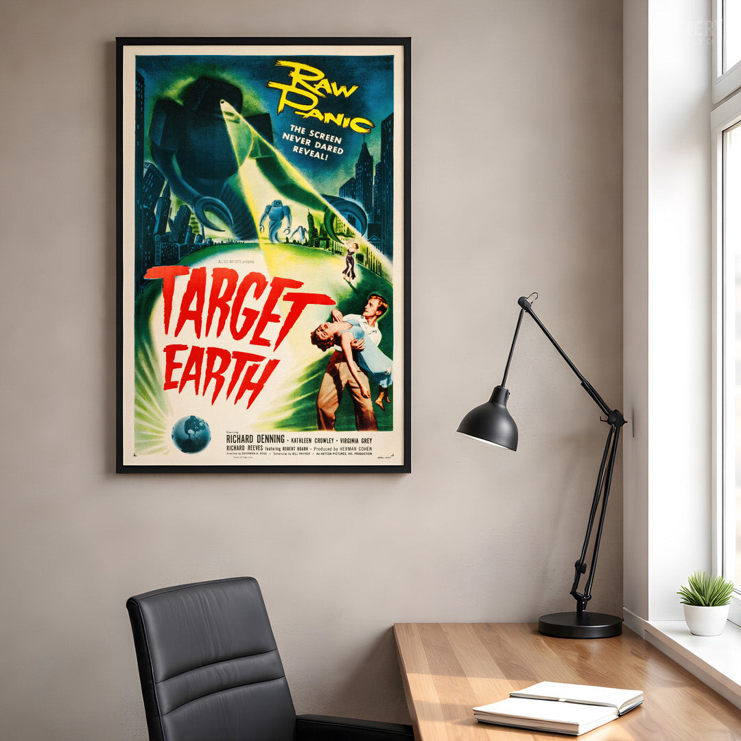 Target Earth Sci-Fi Horror Movie Poster Art Print 1954