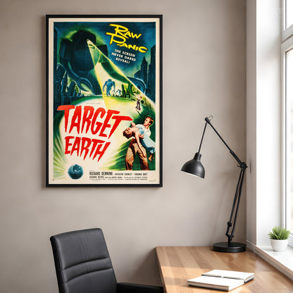 Target Earth Sci-Fi Horror Movie Poster Art Print 1954