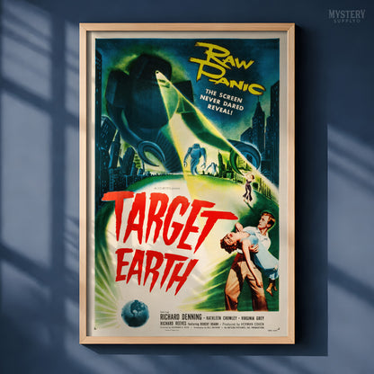 Target Earth Sci-Fi Horror Movie Poster Art Print 1954