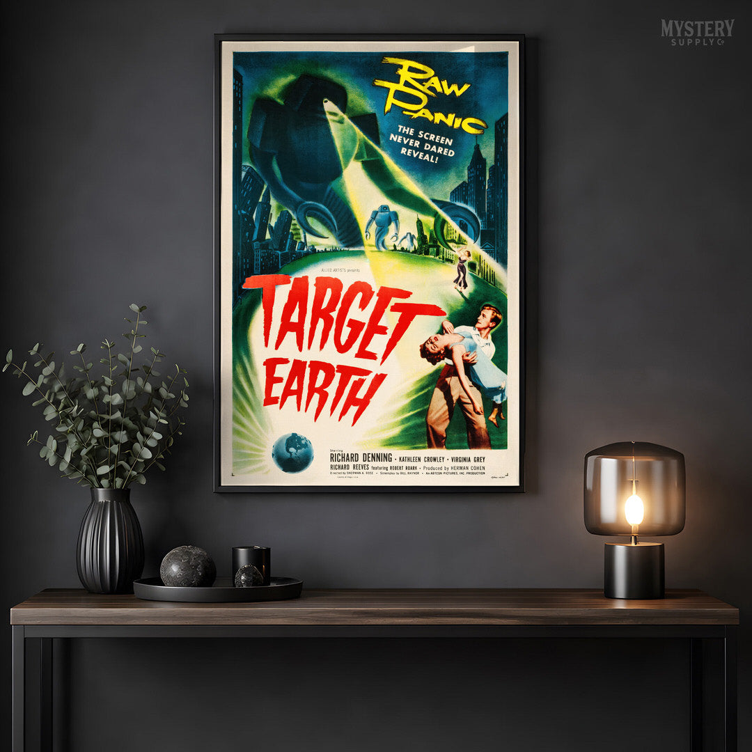 Target Earth Sci-Fi Horror Movie Poster Art Print 1954