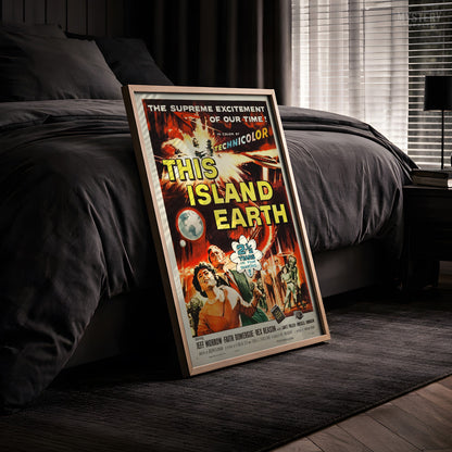This Island Earth Sci-Fi Movie Poster Art Print 1955