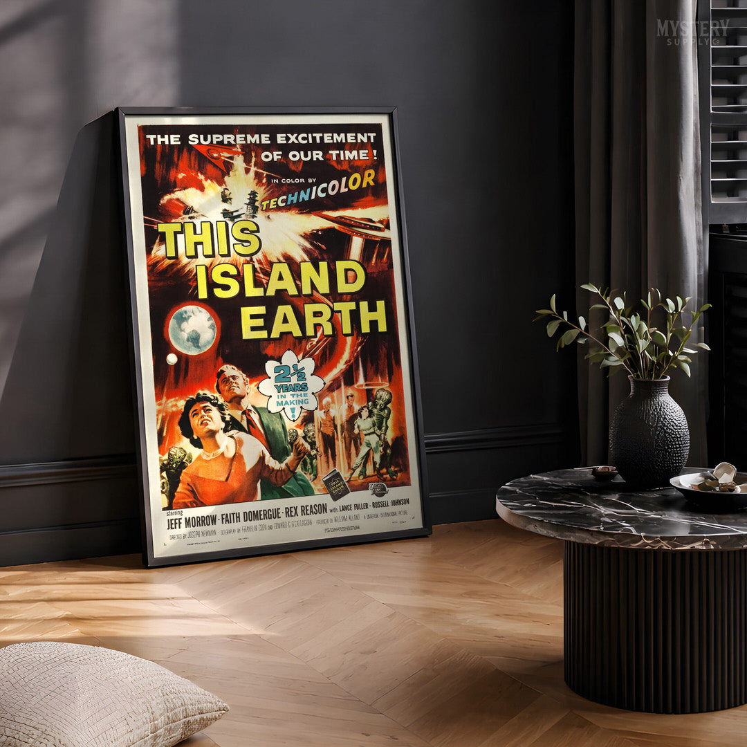 This Island Earth Sci-Fi Movie Poster Art Print 1955
