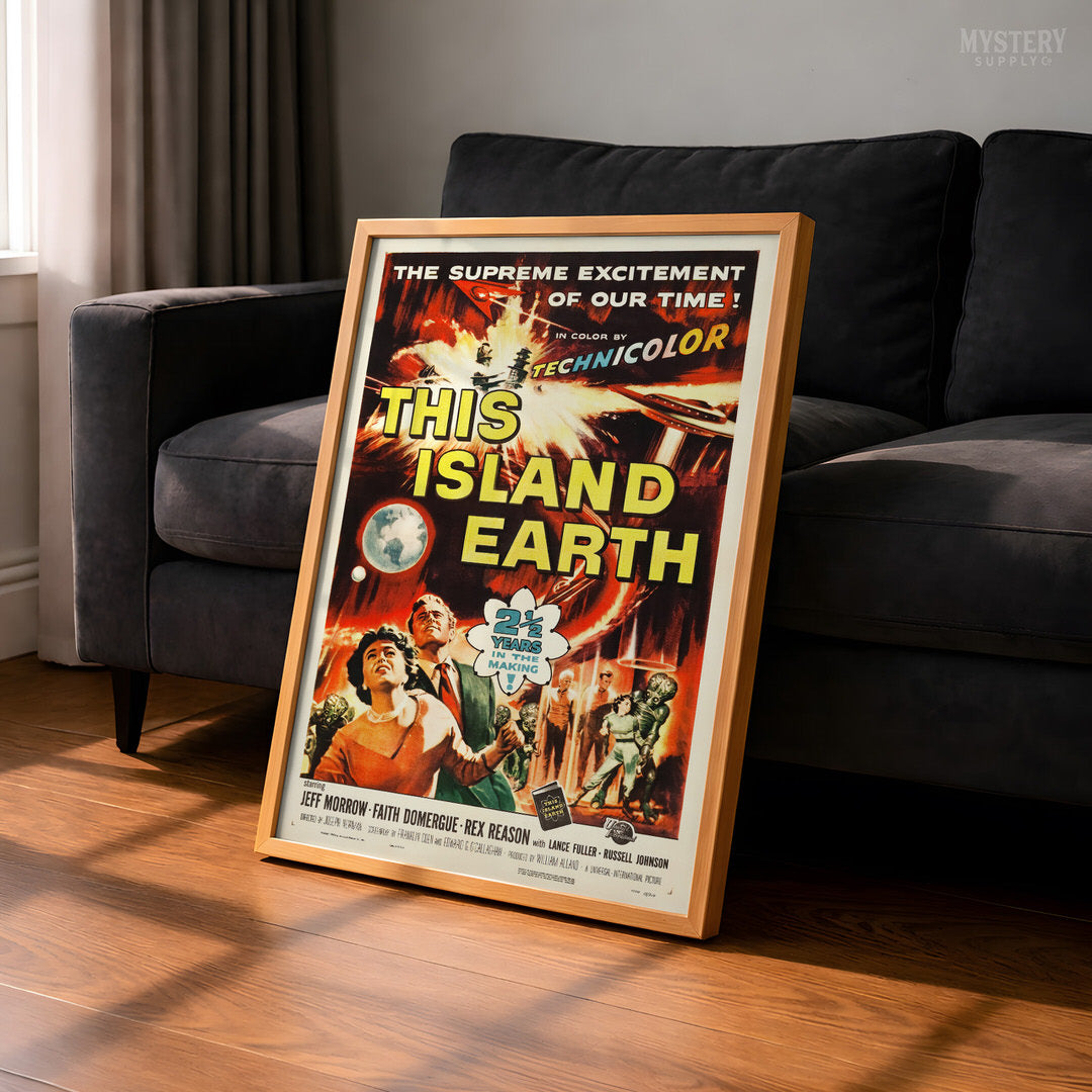 This Island Earth Sci-Fi Movie Poster Art Print 1955