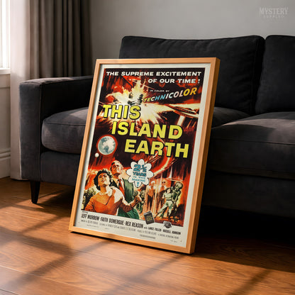 This Island Earth Sci-Fi Movie Poster Art Print 1955