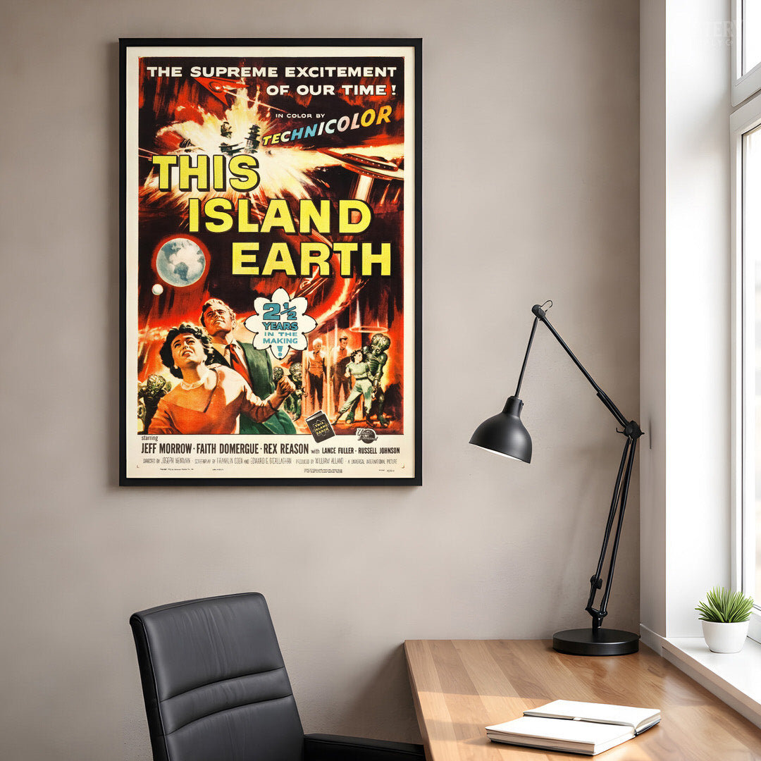 This Island Earth Sci-Fi Movie Poster Art Print 1955