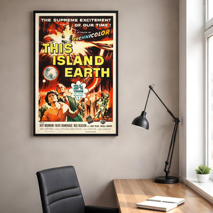 This Island Earth Sci-Fi Movie Poster Art Print 1955