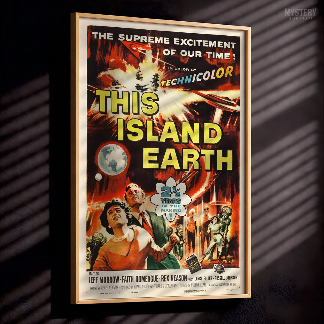 This Island Earth Sci-Fi Movie Poster Art Print 1955