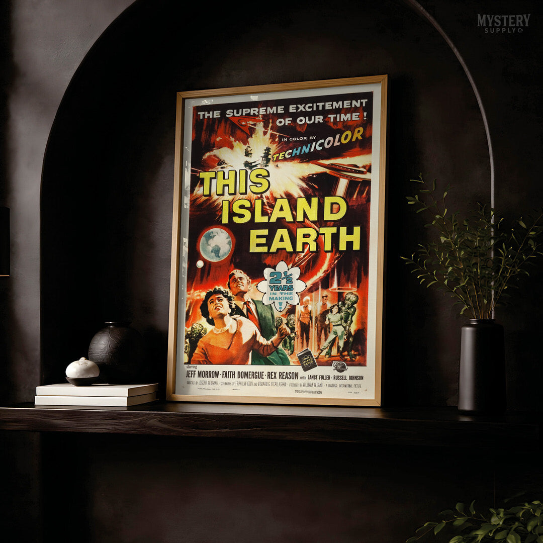 This Island Earth Sci-Fi Movie Poster Art Print 1955