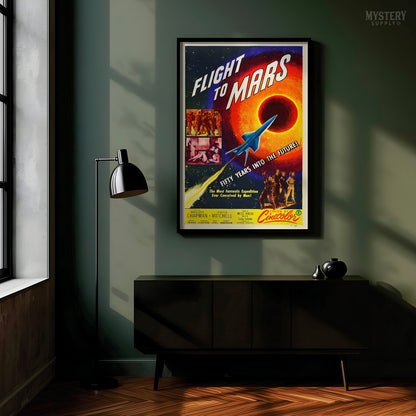 Flight to Mars Sci-Fi Movie Poster Art Print 1951