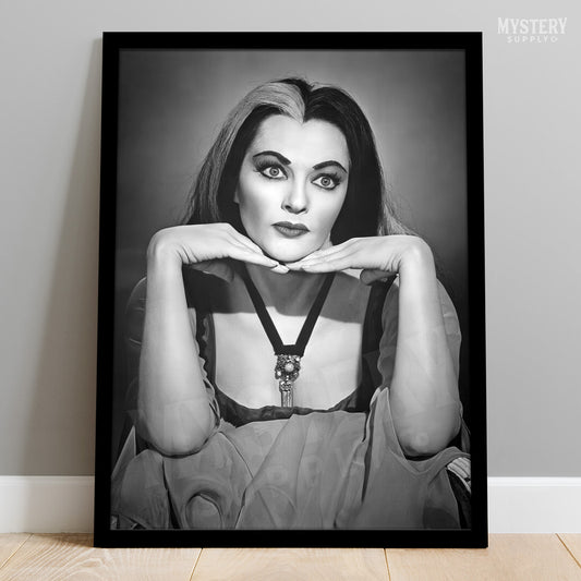 Lily Munster 1960s Vintage Portrait Photo Art Print