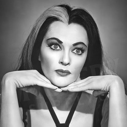 Lily Munster 1960s Vintage Portrait Photo Art Print
