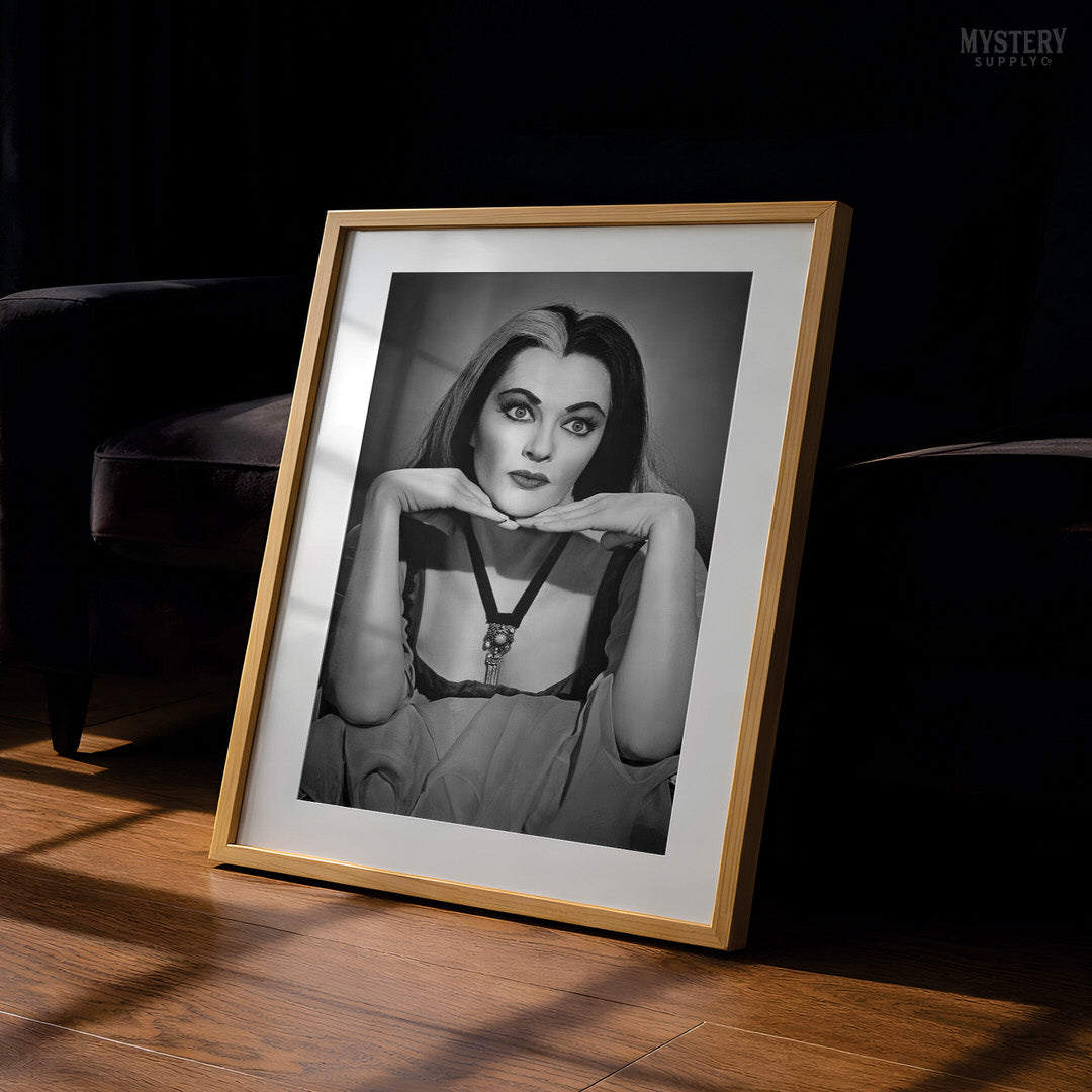 Lily Munster 1960s Vintage Portrait Photo Art Print