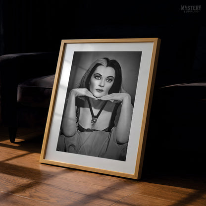 Lily Munster 1960s Vintage Portrait Photo Art Print