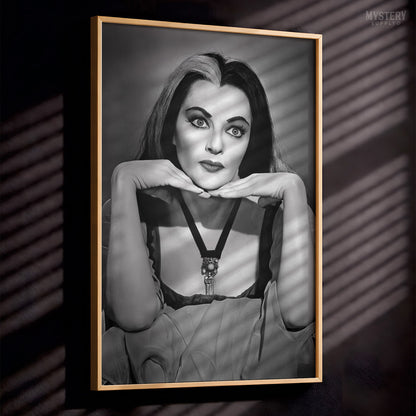 Lily Munster 1960s Vintage Portrait Photo Art Print
