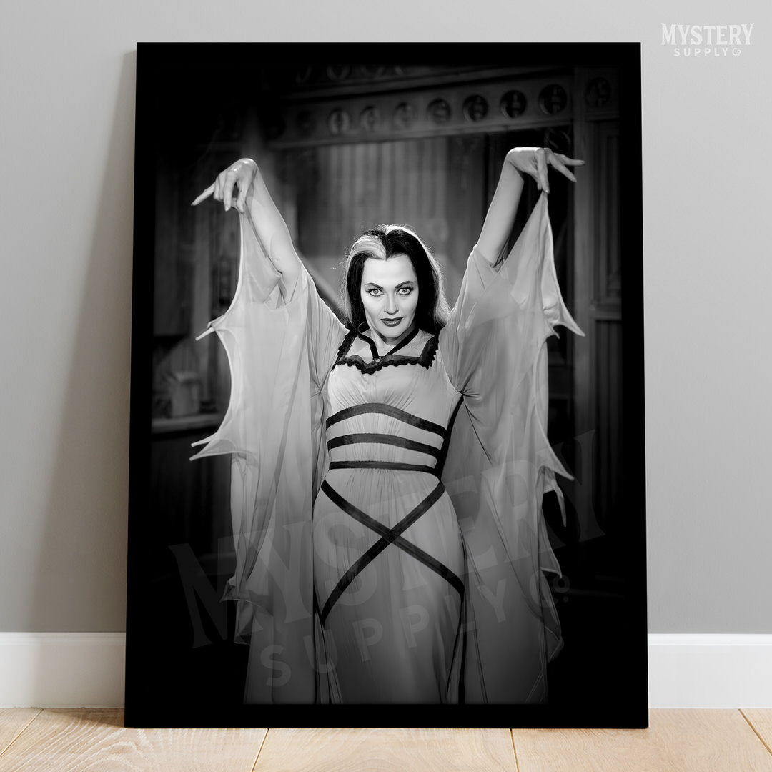Lily Munster 1960s Vintage Bat Dress Photo Print
