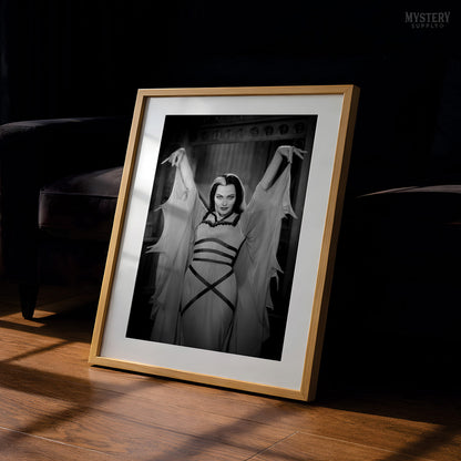 Lily Munster 1960s Vintage Bat Dress Photo Print