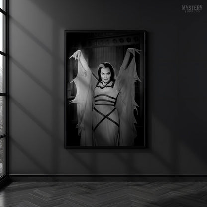 Lily Munster 1960s Vintage Bat Dress Photo Print