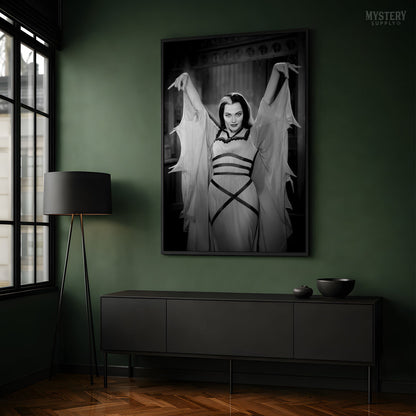 Lily Munster 1960s Vintage Bat Dress Photo Print