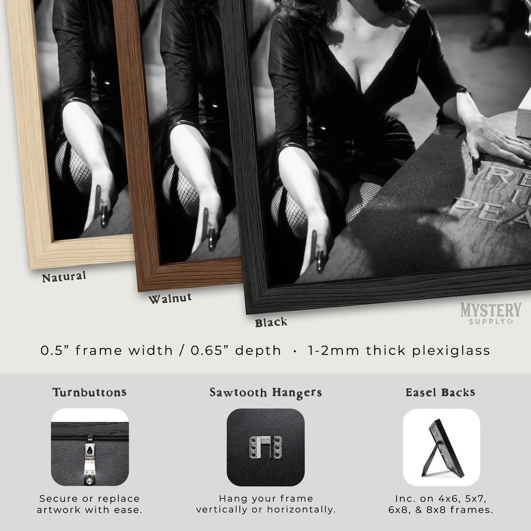 Vampira Coffin Photo Poster