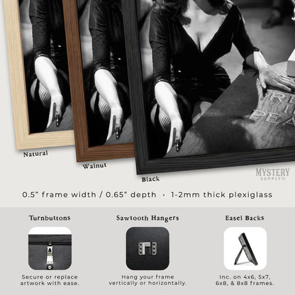 Vampira Coffin Photo Poster