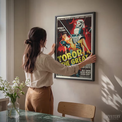 Tobor the Great Sci-Fi Movie Poster Art Print