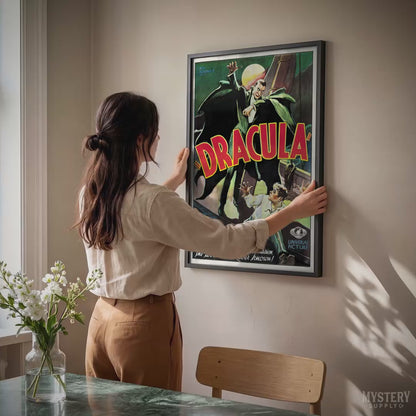 Dracula 1931 Vintage Horror Vampire Monster Movie Poster