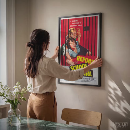 Reform School Girl 1957 Vintage Exploitation Movie Poster