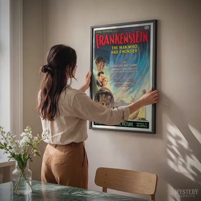 Frankenstein 1931 Vintage Horror Monster Movie Poster