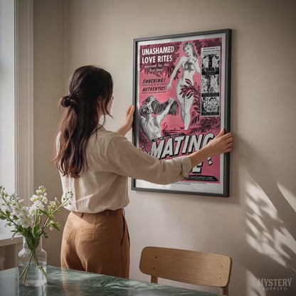 The Mating Urge 1959 Vintage Exploitation Movie Poster
