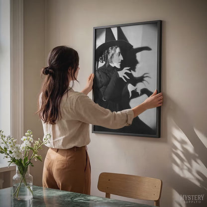 Wicked Witch of the West 1930s Profile Shadow Movie Photo