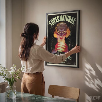 Supernatural 1933 Vintage Horror Movie Poster