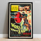 World Without End 1956 vintage science fiction space spaceship alien martian movie poster reproduction from Mystery Supply Co. @mysterysupplyco